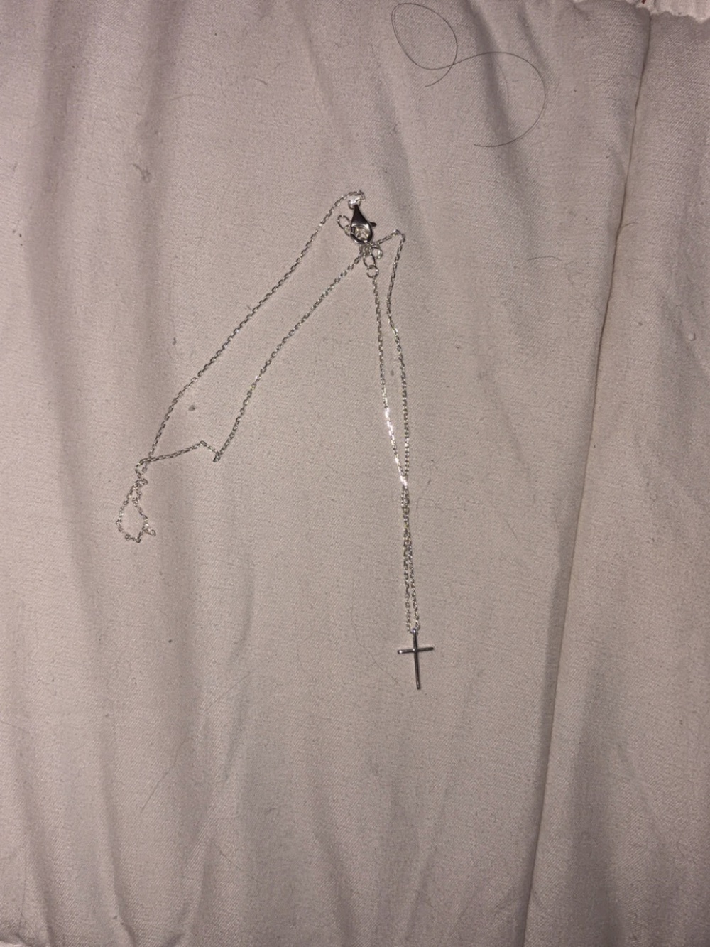 Brandy Melville Silver Cross Pendant Necklace